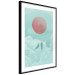 Poster Pastel Sunset - abstract birds against blue clouds 129584 additionalThumb 8