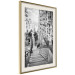 Poster Parisian Suburb - black and white architecture of a beautiful city 129784 additionalThumb 3