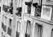 Poster Parisian Suburb - black and white architecture of a beautiful city 129784 additionalThumb 12
