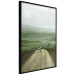 Wall Poster Road Through Plains - landscape of a road and green fields against the sky 130384 additionalThumb 11