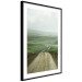 Wall Poster Road Through Plains - landscape of a road and green fields against the sky 130384 additionalThumb 6