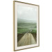 Wall Poster Road Through Plains - landscape of a road and green fields against the sky 130384 additionalThumb 3