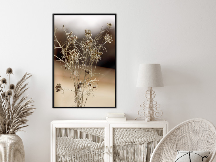 Wall Poster Passionate Maturity - plant landscape with flowers on a blurred background 131784 additionalImage 4