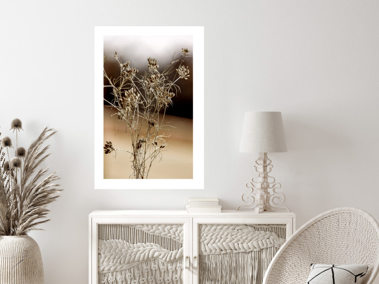 Wall Poster Passionate Maturity - plant landscape with flowers on a blurred background 131784 additionalImage 5