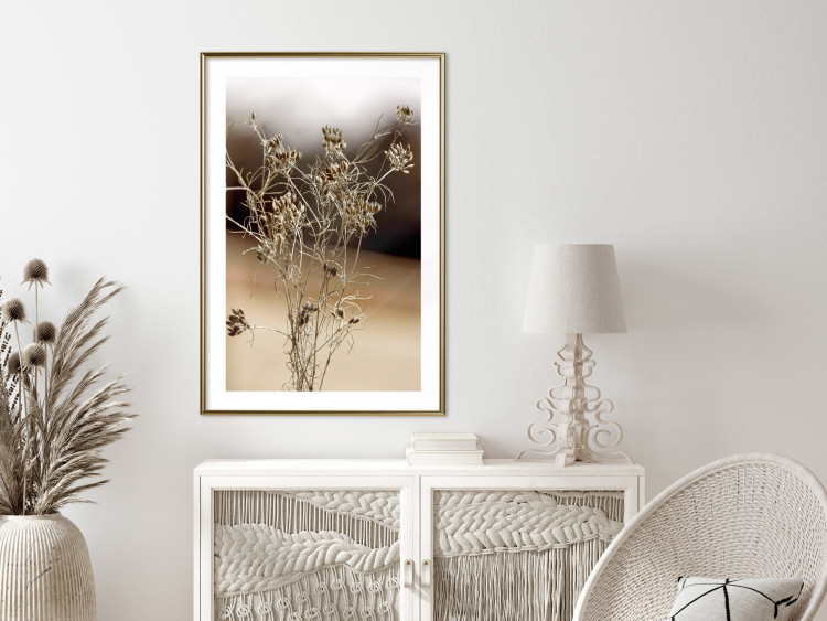 Wall Poster Passionate Maturity - plant landscape with flowers on a blurred background 131784 additionalImage 13
