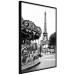 Wall Poster Parisian Carousel - black and white carousel landscape with the Eiffel Tower in the background 132284 additionalThumb 13