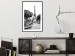 Wall Poster Parisian Carousel - black and white carousel landscape with the Eiffel Tower in the background 132284 additionalThumb 23