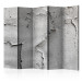 Room Divider Concrete Emptiness II (5-piece) - simple composition in gray 132984