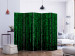 Room Divider Digital Rain II (5-piece) - abstraction in letters reminiscent of the matrix 133284 additionalThumb 2