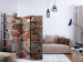 Room Divider Screen Urban Brick - texture resembling a wall of orange bricks 133584 additionalThumb 4