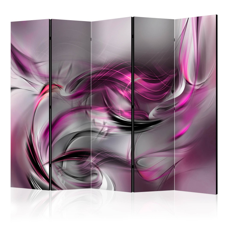 Room Divider Screen Pink Swirls II II - abstract pink patterns in space 133684