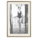 Poster Petite Woman - black and white photograph of a slender woman on a balcony 134184 additionalThumb 20