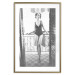 Poster Petite Woman - black and white photograph of a slender woman on a balcony 134184 additionalThumb 16