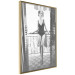 Poster Petite Woman - black and white photograph of a slender woman on a balcony 134184 additionalThumb 14