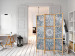 Folding Screen Mandala (3-piece) - two-tone oriental abstraction in Zen style 134284 additionalThumb 7