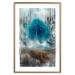 Poster Sanctuary - abstract forest landscape with a turquoise tree in the center 134584 additionalThumb 14