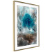 Poster Sanctuary - abstract forest landscape with a turquoise tree in the center 134584 additionalThumb 7