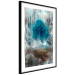 Poster Sanctuary - abstract forest landscape with a turquoise tree in the center 134584 additionalThumb 6