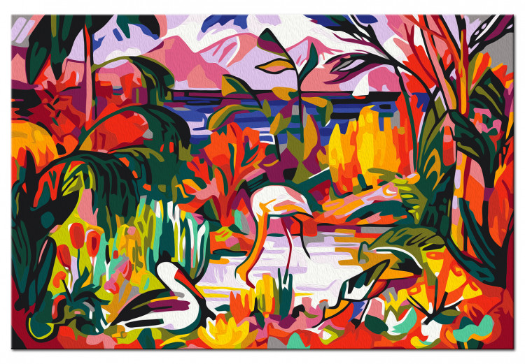 Paint by Number Kit Jean Metzinger: Paysage coloré aux oiseaux aquatiques 134684 additionalImage 5
