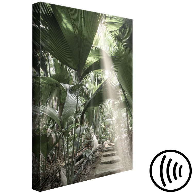 Canvas Art Print Bundle of Light (1-piece) Vertical - tropical vegetation landscape 135284 additionalImage 6