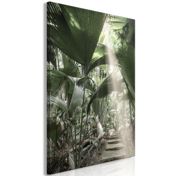 Canvas Art Print Bundle of Light (1-piece) Vertical - tropical vegetation landscape 135284 additionalImage 2