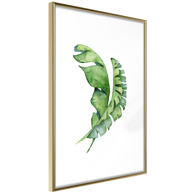 Wall Poster Intertwined Leaves - watercolor composition with green foliage on white 136384 additionalImage 8
