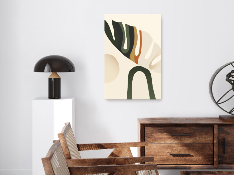 Canvas Print My Dream (1-piece) Vertical - abstract plant in boho motif 137484 additionalImage 3