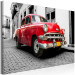 Large canvas print Cuban Classic Car (Red) [Large Format] 137584 additionalThumb 2