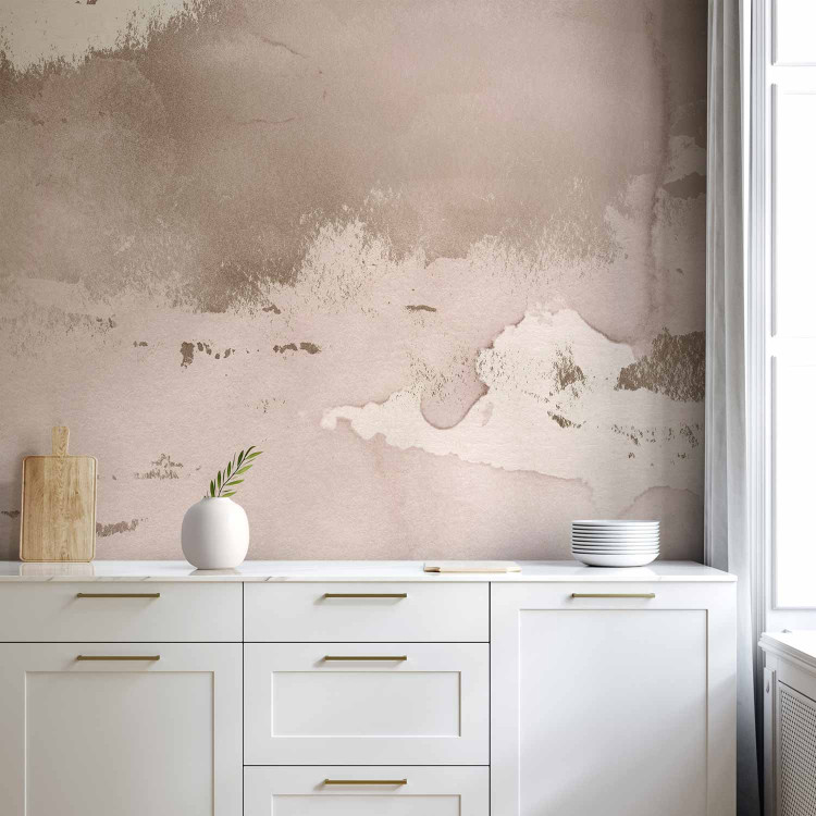 Photo Wallpaper Fog in shades of pink - abstract with irregular concrete texture 143184 additionalImage 6