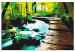 Paint by Number Kit Forest Footbridge - Wooden Road Among the Stream and Trees 149784 additionalThumb 5