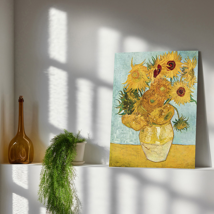 Art Reproduction Still Life: A Vase With Twelve Sunflowers III 150484 additionalImage 5