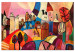Canvas Art Print Colourful village  150684