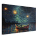 Large canvas print Starry Night - Impressionistic Landscape With a View of the Sea and Sky [Large Format] 151084 additionalThumb 2