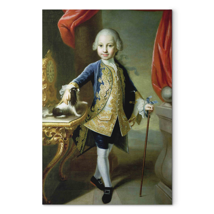 Reproduction Painting Portrait of a Boy with Pet Spaniel 152984