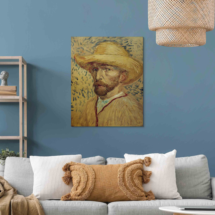 Art Reproduction Self portrait with straw hat and artist's smock 158384 additionalImage 3