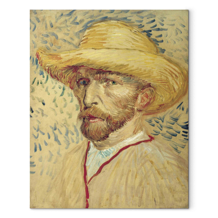 Art Reproduction Self portrait with straw hat and artist's smock 158384