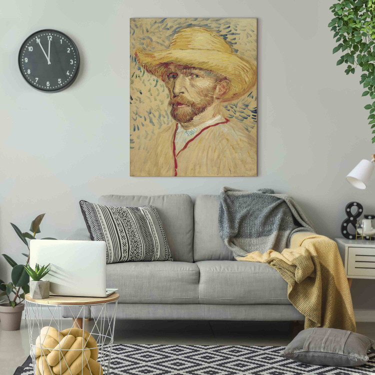 Art Reproduction Self portrait with straw hat and artist's smock 158384 additionalImage 5