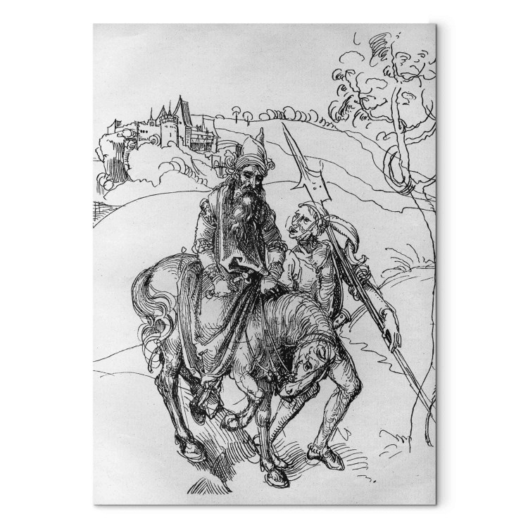 Reproduction Painting The blind horseman 158584