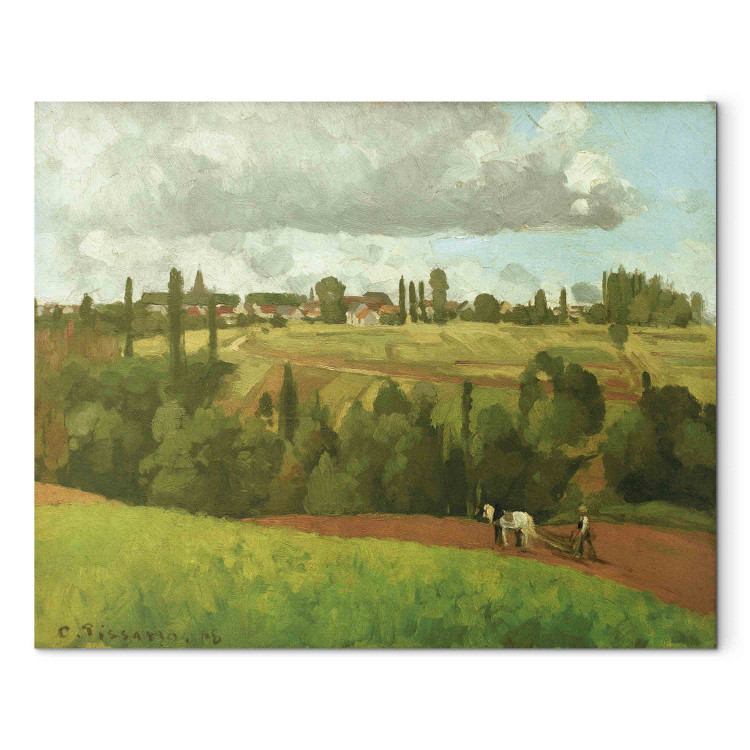 Reproduction Painting Landscape with peasant ploughing  159584