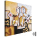 Canvas Art Print Minstrels (1-piece) - abstract figures with flowers and designs 47284 additionalThumb 8