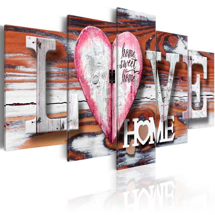 Canvas Print Love Home 64784 additionalImage 2