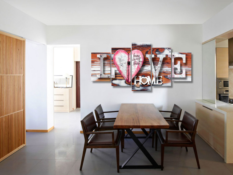 Canvas Print Love Home 64784 additionalImage 3