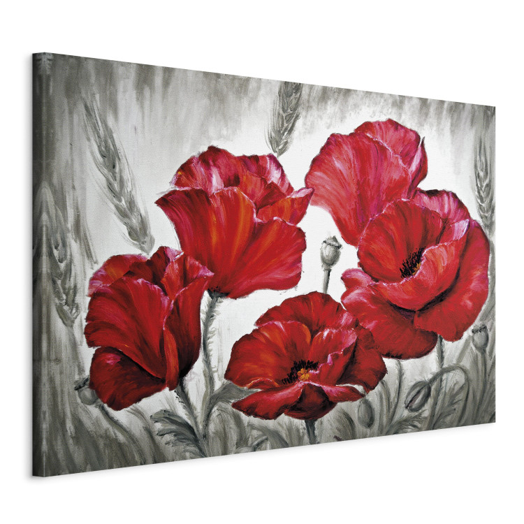 Canvas Art Print Poppies in Wheat 96084 additionalImage 2