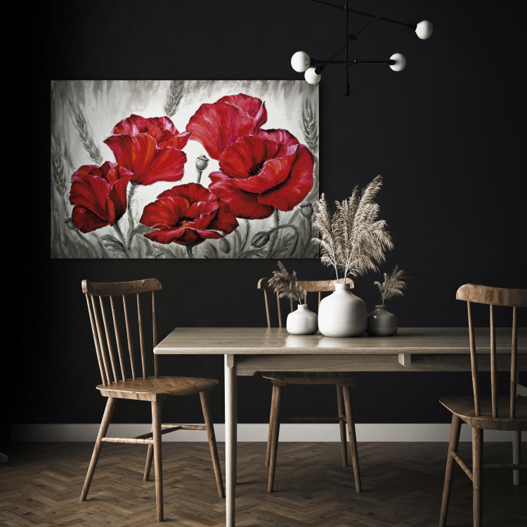 Canvas Art Print Poppies in Wheat 96084 additionalImage 9