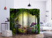 Room Divider Screen Owl's Corner II - landscape sign with an owl and fly agaric among trees 113894 additionalThumb 2
