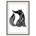 Poster Be Positive - black and white composition with animal motif and a quote 114794 additionalThumb 18