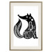 Poster Be Positive - black and white composition with animal motif and a quote 114794 additionalThumb 19