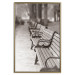 Wall Poster Park Benches - autumnal scene straight from a park stroll in Paris 116694 additionalThumb 16