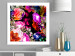 Wall Poster Summer Garden - colorful composition with peony flowers on a black background 117994 additionalThumb 4