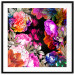 Wall Poster Summer Garden - colorful composition with peony flowers on a black background 117994 additionalThumb 17